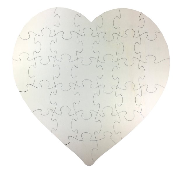 Puzzle Herz 33teilig